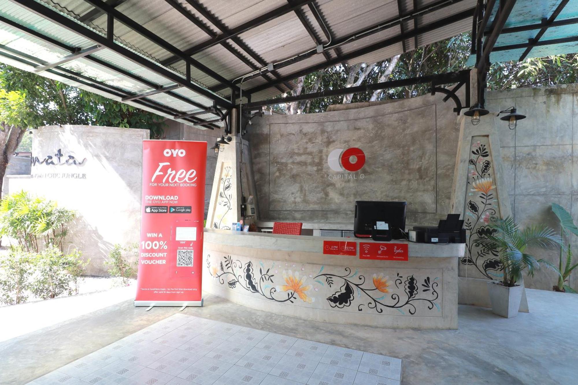 Capital O 464 At Nata Chiangmai Chic Jungle Hotell Mae Rim Eksteriør bilde